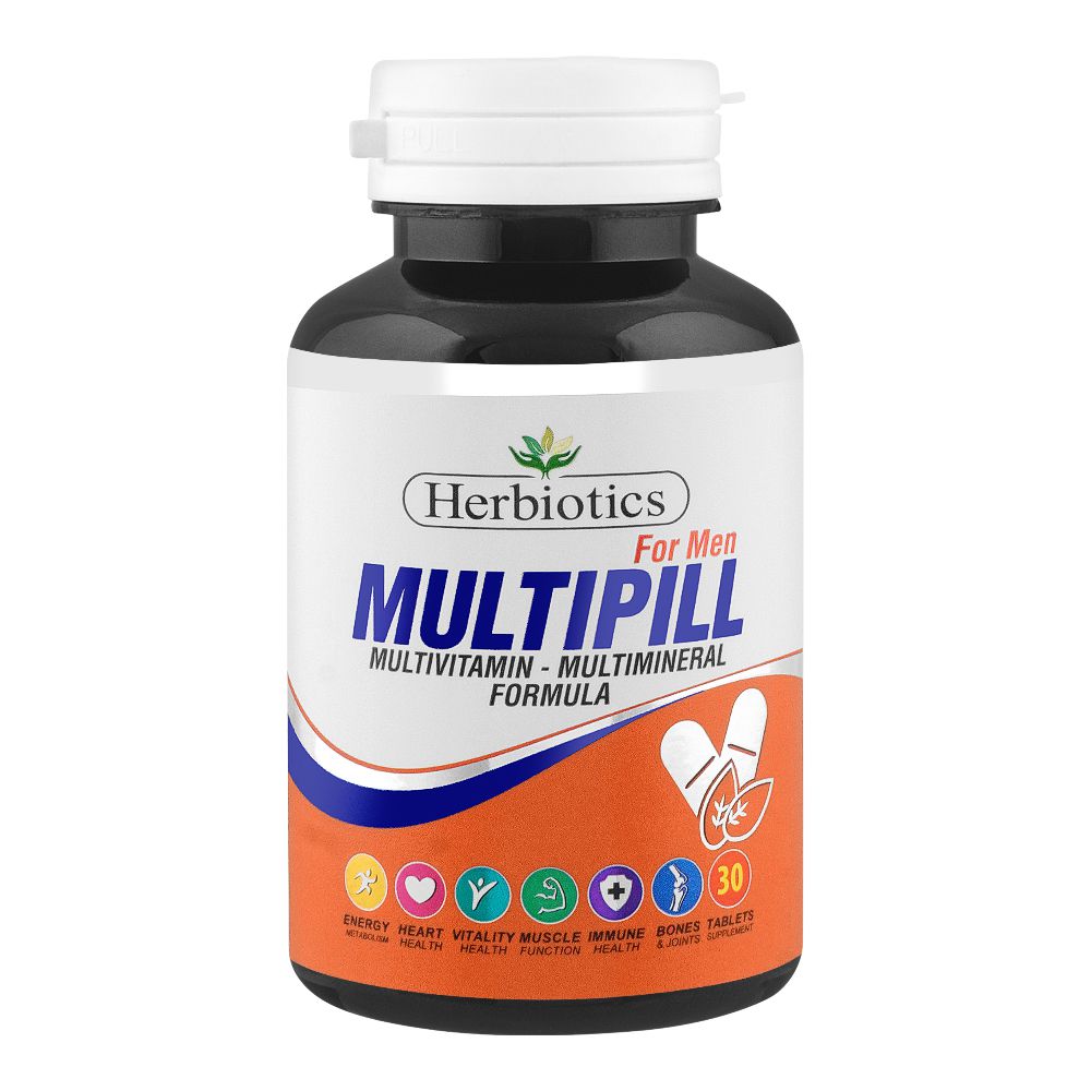 Herbiotics Multipill For Men, Dietary Supplement, 30-Pack product image - Bolanclinic