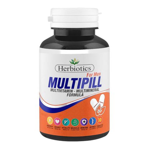 Herbiotics Multipill For Men, Dietary Supplement, 30-Pack product image - Bolanclinic