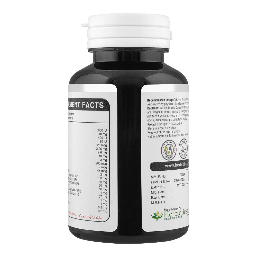 Herbiotics Multipill For Men, Dietary Supplement, 30-Pack product image 2 - Bolanclinic