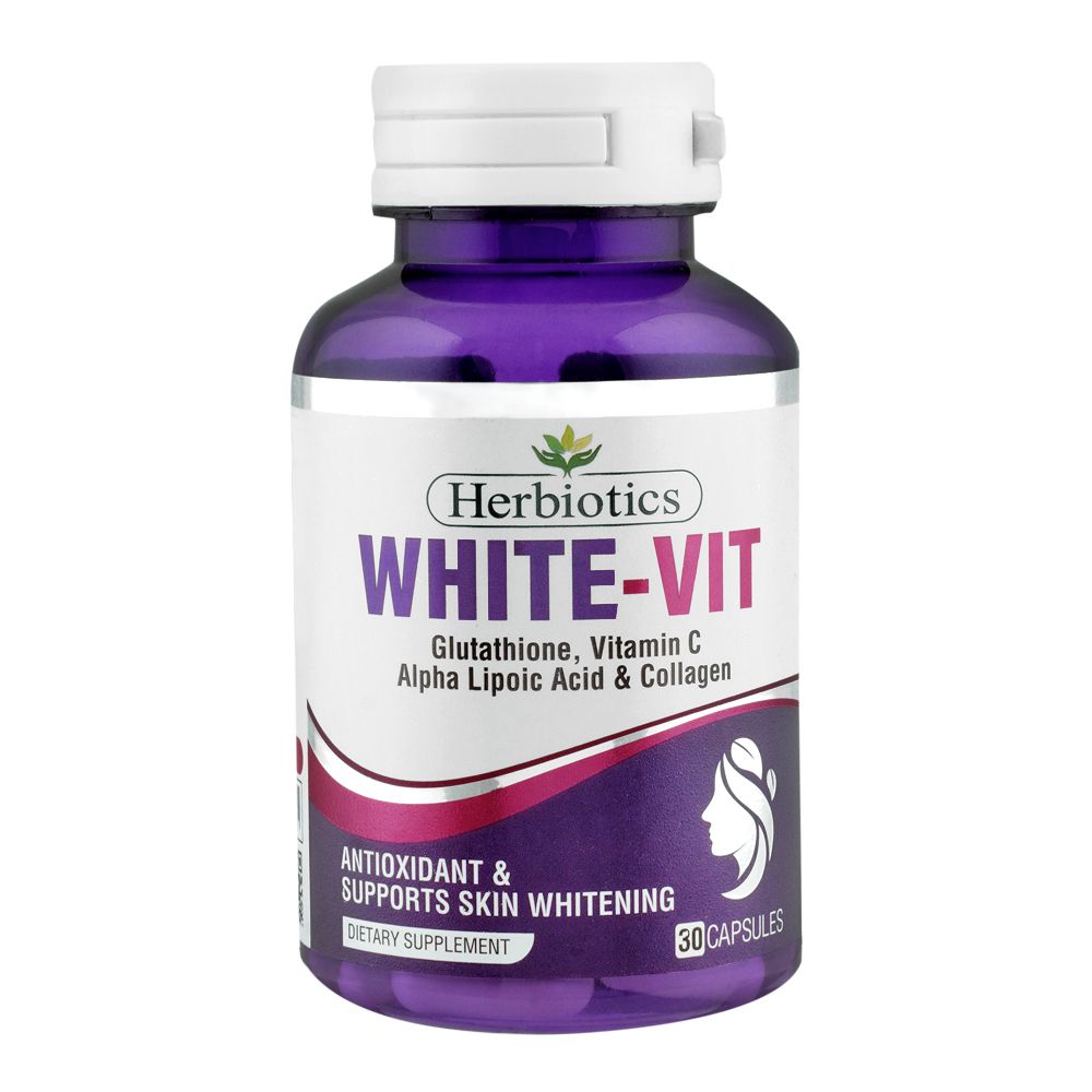 Herbiotics White-Vit Antioxidant & Supports Skin Whitening, Dietary Supplement, 30-Pack product image - Bolanclinic