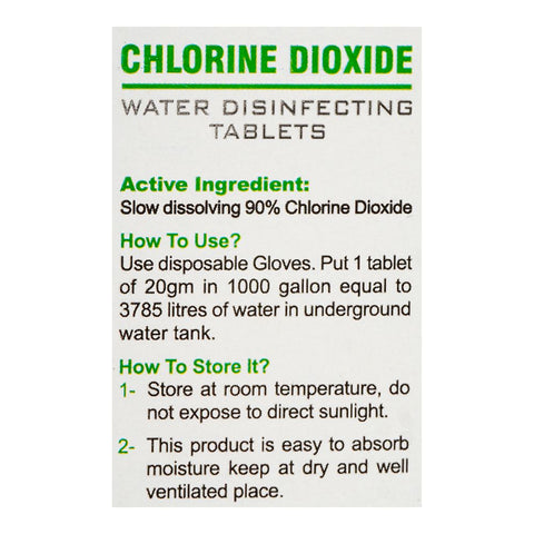 Zeal Pack Chlorine Dioxide Water Disinfecting Tablet, 20mg Each, 4-Pack product image 4 - Bolanclinic