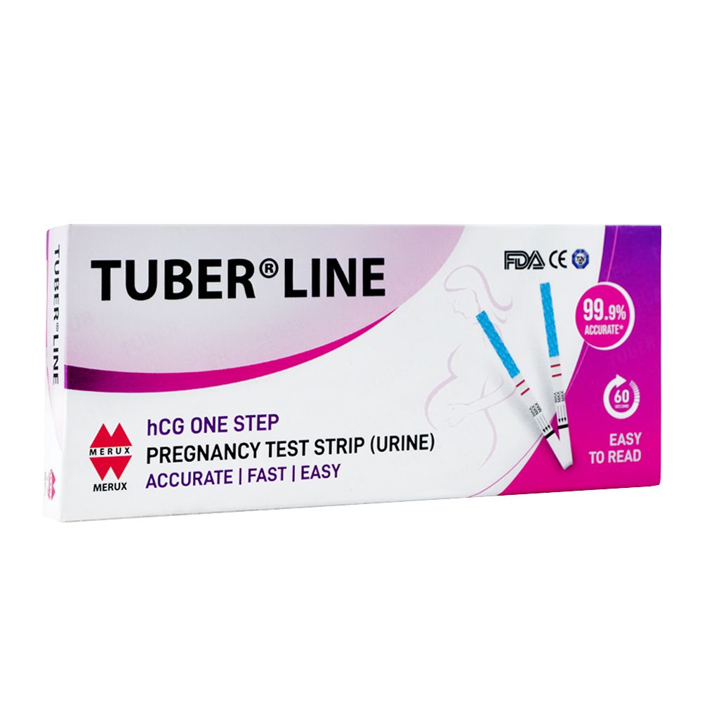 Tuber Line One Step Pregnancy Test Strip Kit, 1-Pack product image - Bolanclinic