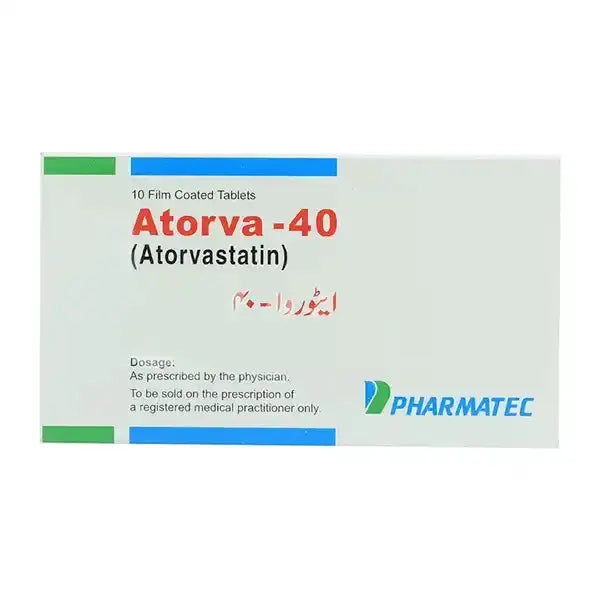 ATORVA 40MG TAB (20S) - Bolan Clinic Pharmacy