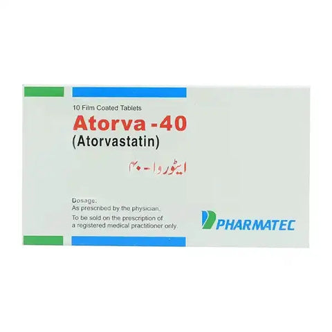ATORVA 40MG TAB (20S) - Bolan Clinic Pharmacy