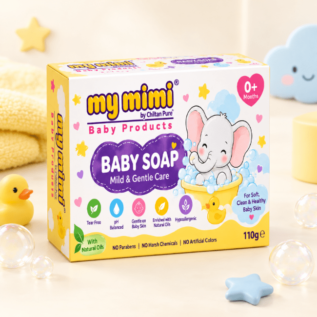 Baby Soap Mild & Gentle Care – Gentle Cleansing Bar for Delicate Baby Skin (110g) - Bolan Clinic