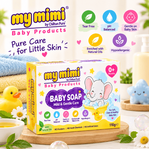 Baby Soap Mild & Gentle Care – Gentle Cleansing Bar for Delicate Baby Skin (110g) - Bolan Clinic