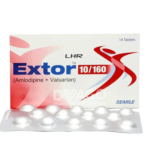 EXTOR 10/160MG TAB 14S - Bolan Clinic Pharmacy