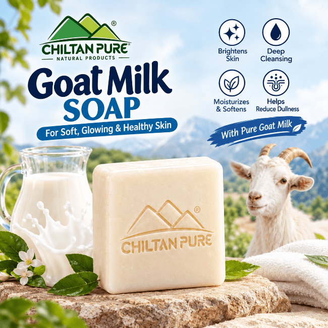 Goat Milk Soap Bar 110g for Soft, Smooth and Glowing Skin - Bolan Clinic
