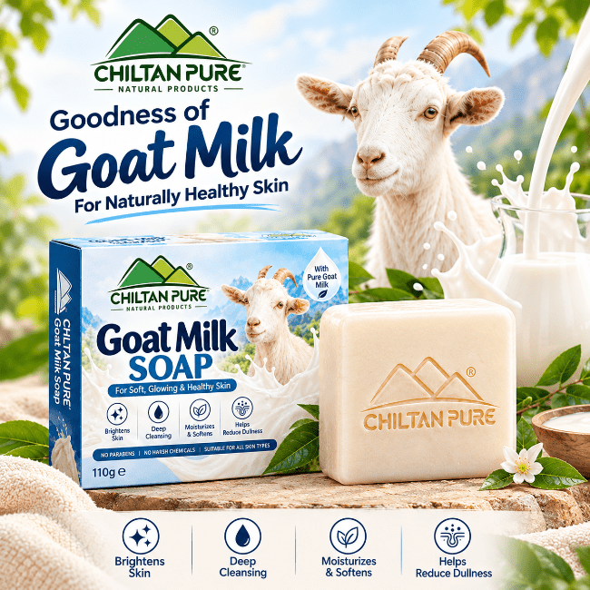 Goat Milk Soap Bar 110g for Soft, Smooth and Glowing Skin - Bolan Clinic