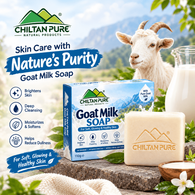 Goat Milk Soap Bar 110g for Soft, Smooth and Glowing Skin - Bolan Clinic
