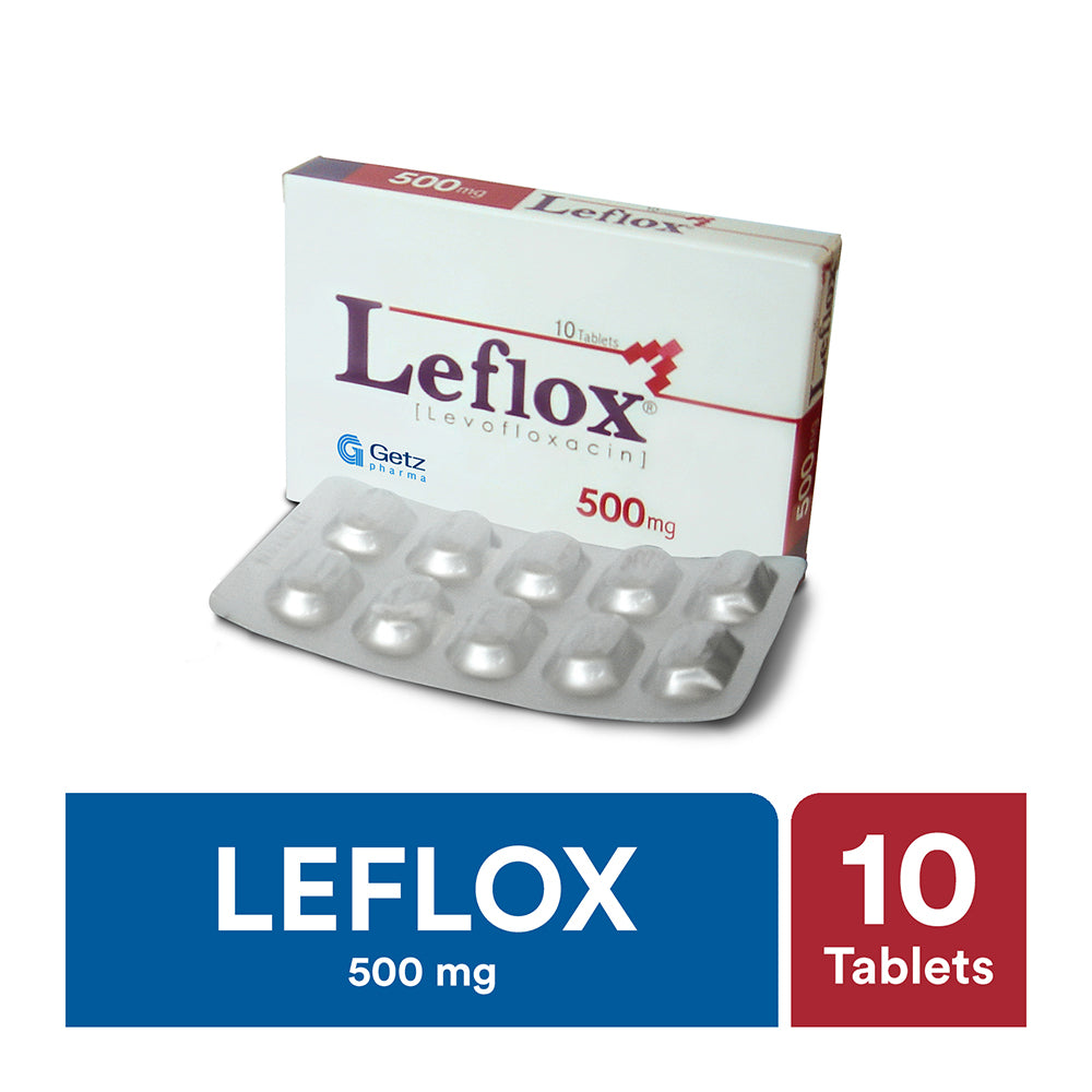 Getz Pharma Leflox Tablet, 500mg, 10-Pack product image - Bolanclinic