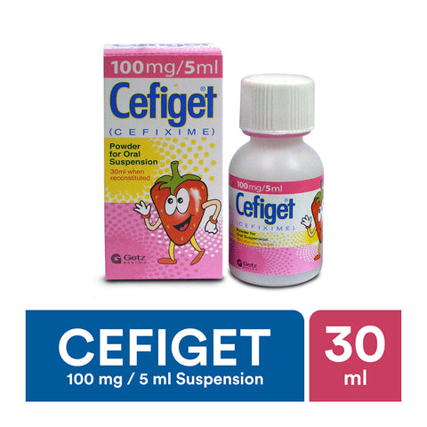 Getz Pharma Cefiget Powder Oral Suspension, 100mg/30ml product image - Bolanclinic
