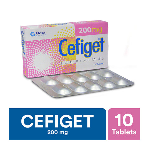 Getz Pharma Cefiget Tablet, 200mg, 10-Pack product image - Bolanclinic
