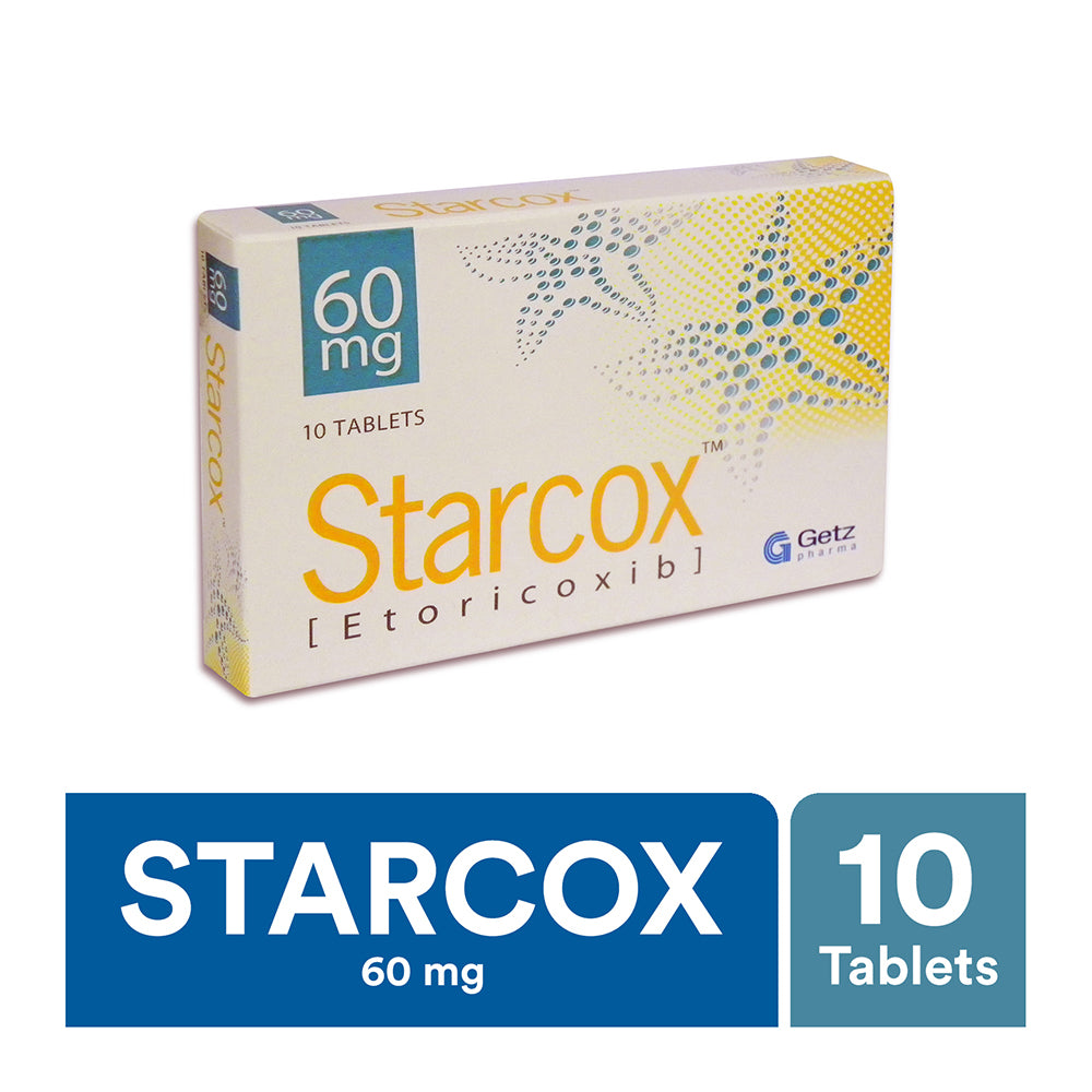 Getz Pharma Starcox Tablet, 60mg, 10-Pack product image - Bolanclinic