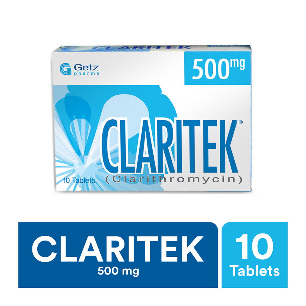 Getz Pharma Claritek Tablet, 500mg, 10-Pack product image - Bolanclinic