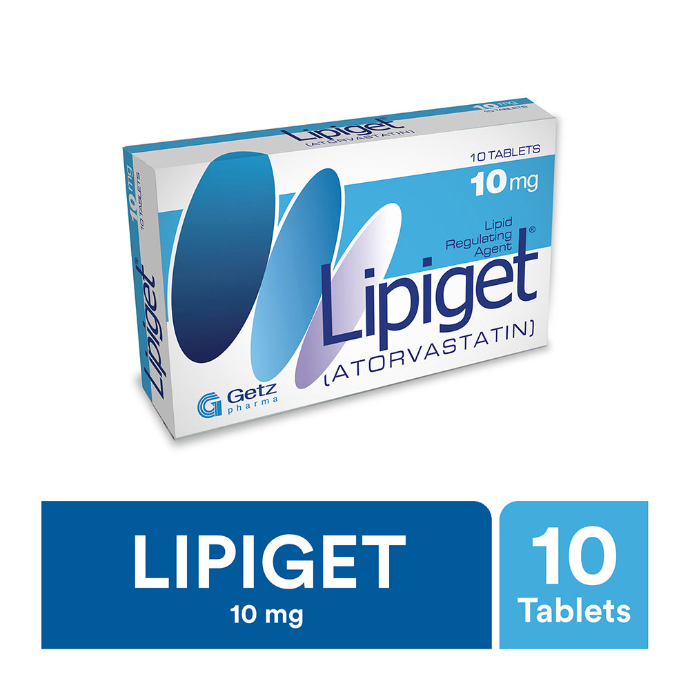 Getz Pharma Lipiget Tablet, 10mg, 10-Pack product image - Bolanclinic