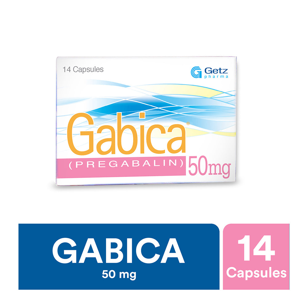 Getz Pharma Gabica Capsule, 50mg, 14-Pack product image - Bolanclinic