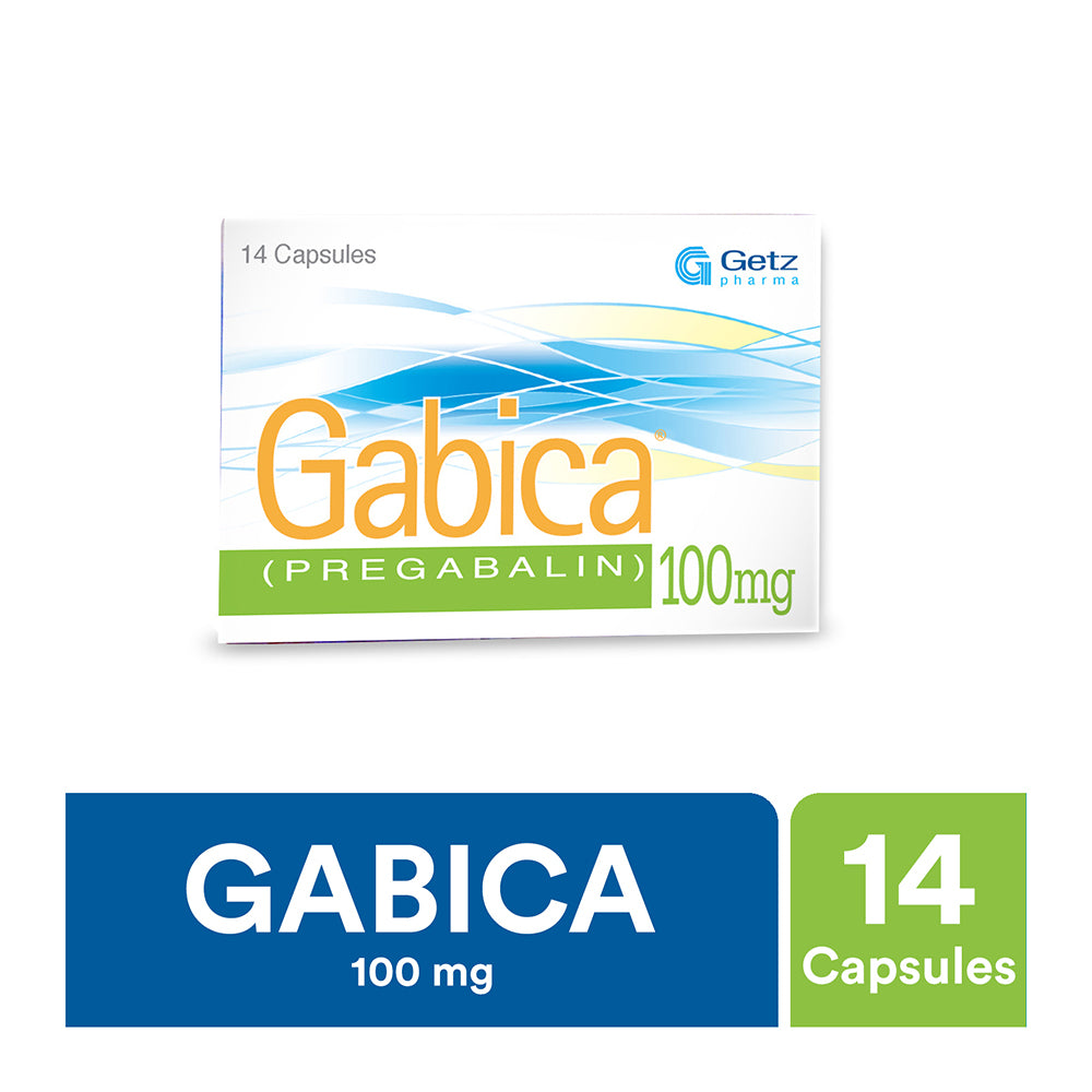 Getz Pharma Gabica Capsule, 100mg, 14-Pack product image - Bolanclinic