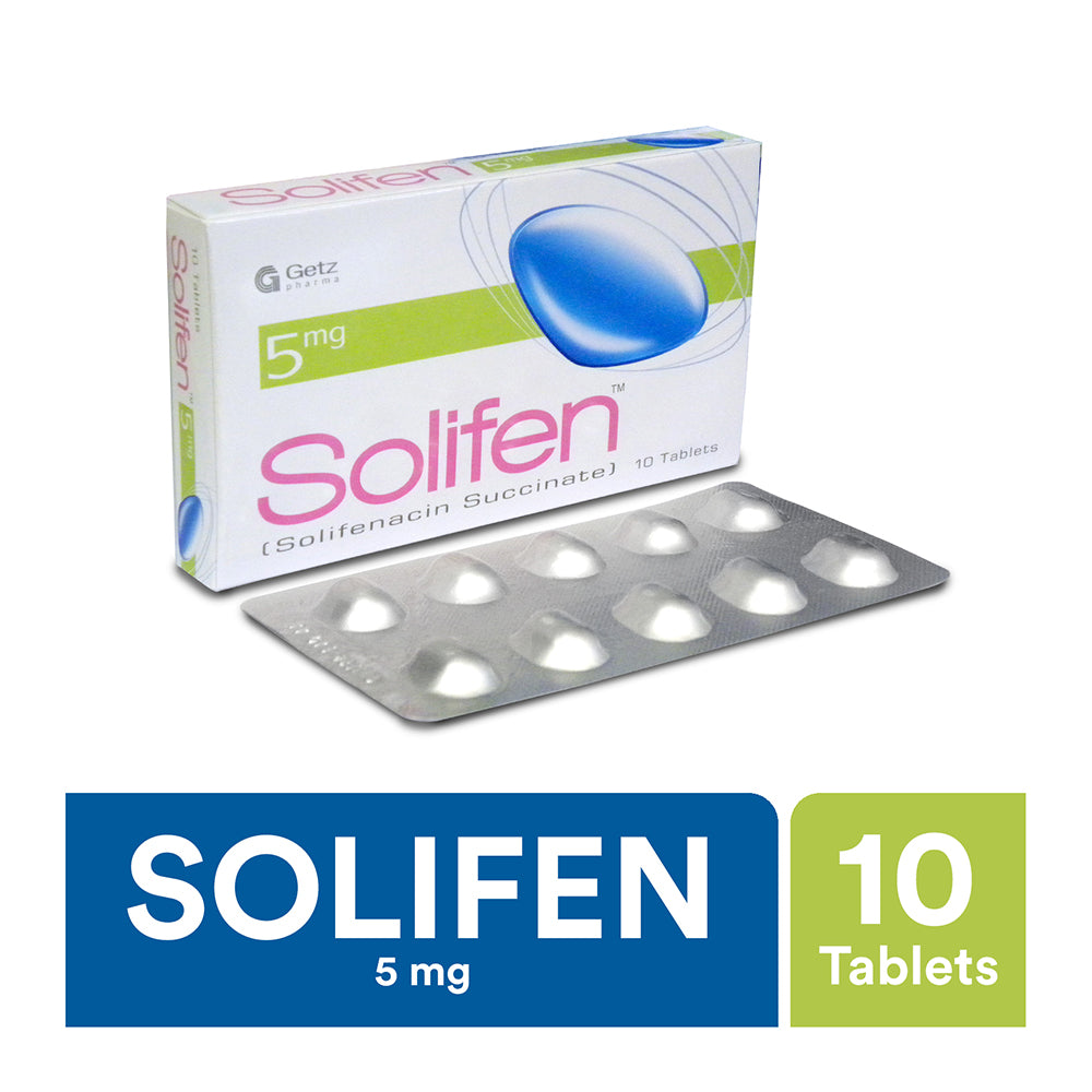 Getz Pharma Solifen Tablet, 5mg, 1-Strip product image - Bolanclinic