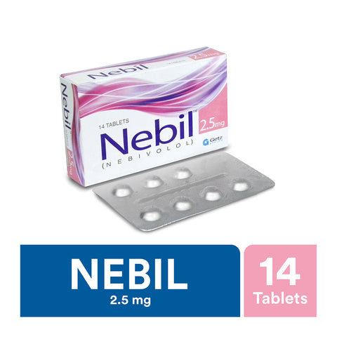 Getz Pharma Nebil Tablet, 2.5mg, 1-Strip product image - Bolanclinic