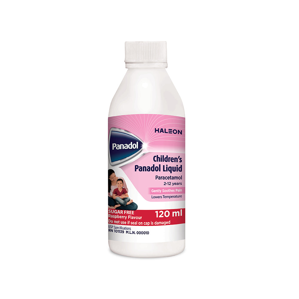 Haleon Children's Panadol Liquid, Sugar-Free, 120ml product image - Bolanclinic