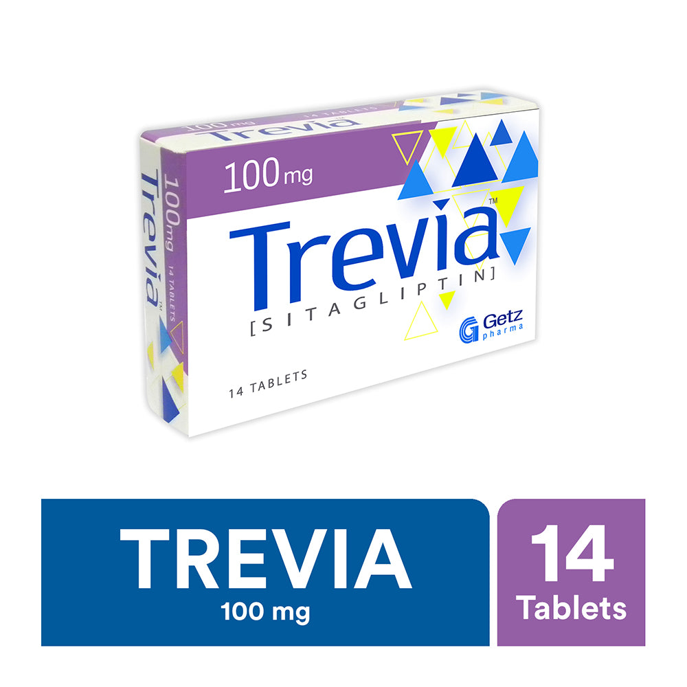 Getz Pharma Trevia Tablet, 100mg, 14-Pack product image - Bolanclinic