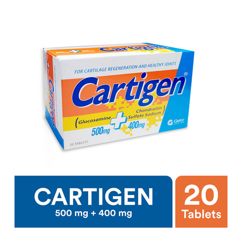Getz Pharma Cartigen Tablet, 500mg + 400mg, 20-Pack product image - Bolanclinic