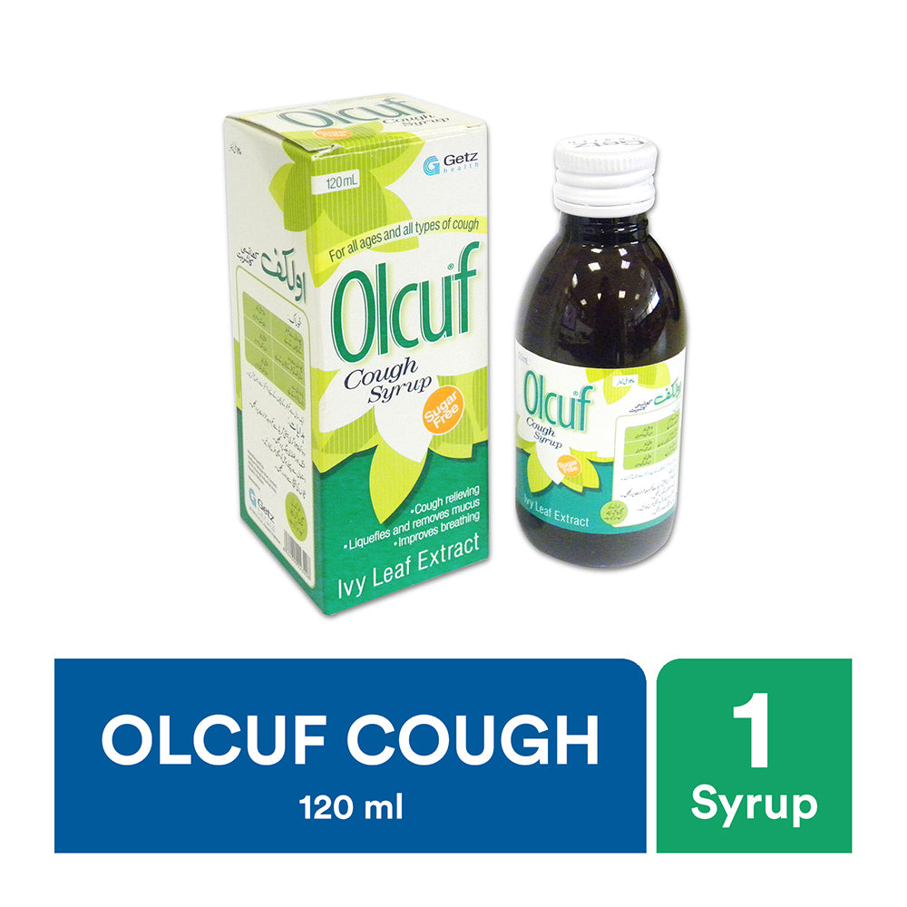 Getz Pharma Olcuf Cough Syrup, 120ml product image - Bolanclinic