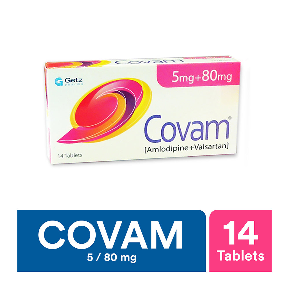 Getz Pharma Covam Tablet, 5mg + 80mg, 14-Pack product image - Bolanclinic