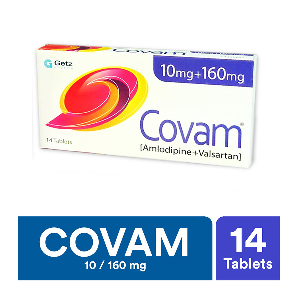 Getz Pharma Covam Tablet, 10mg + 160mg, 14-Pack product image - Bolanclinic