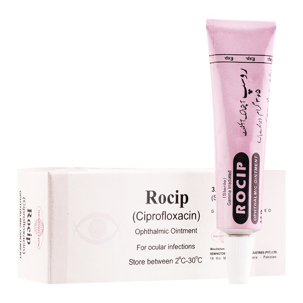 Remington Pharmaceuticals Rocip Eye Ointment, 3.5g product image - Bolanclinic