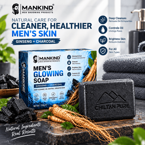 Men Glowing Soap – Deep Cleansing & Oil Control Bar - Bolan Clinic