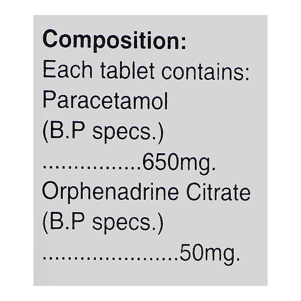 AGP Pharma Sinaxamol Extra Tablet, 650mg/50mg, 30-Pack product image 5 - Bolanclinic