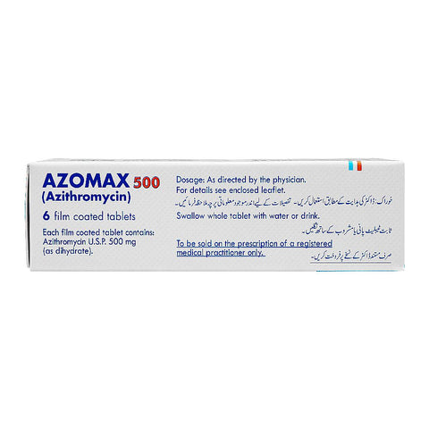 AGP Pharma Azomax Tablet, 500mg, 1-Strip product image 3 - Bolanclinic