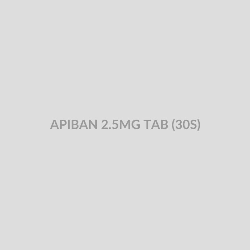 APIBAN 2.5MG TAB (30S) - Bolan Clinic Pharmacy
