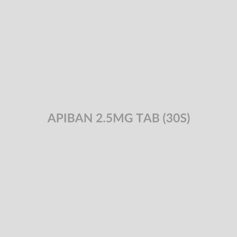 APIBAN 2.5MG TAB (30S) - Bolan Clinic Pharmacy