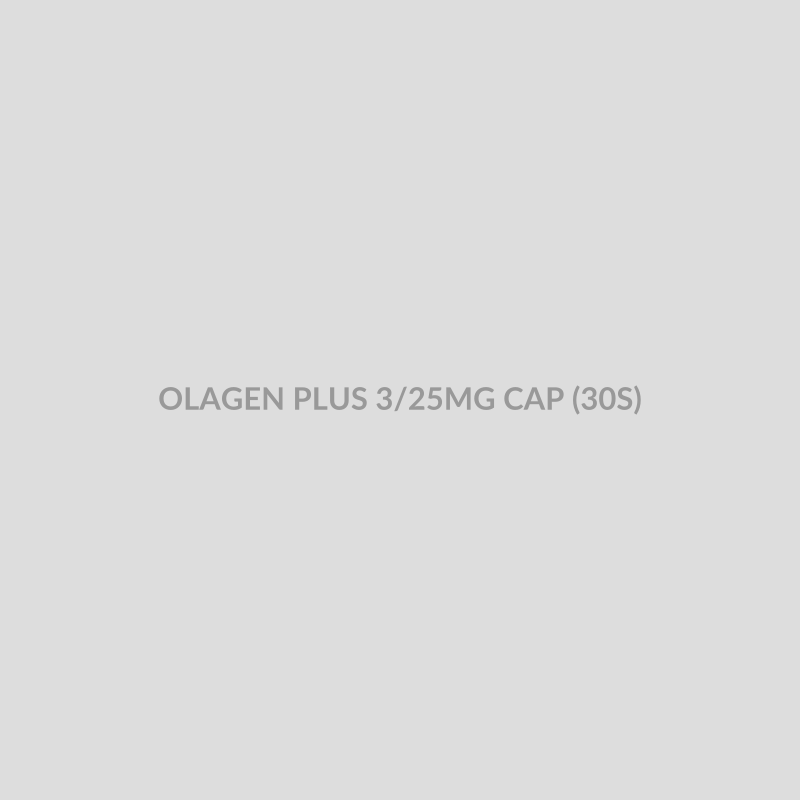 OLAGEN PLUS 3/25MG CAP (30S) - Bolan Clinic Pharmacy