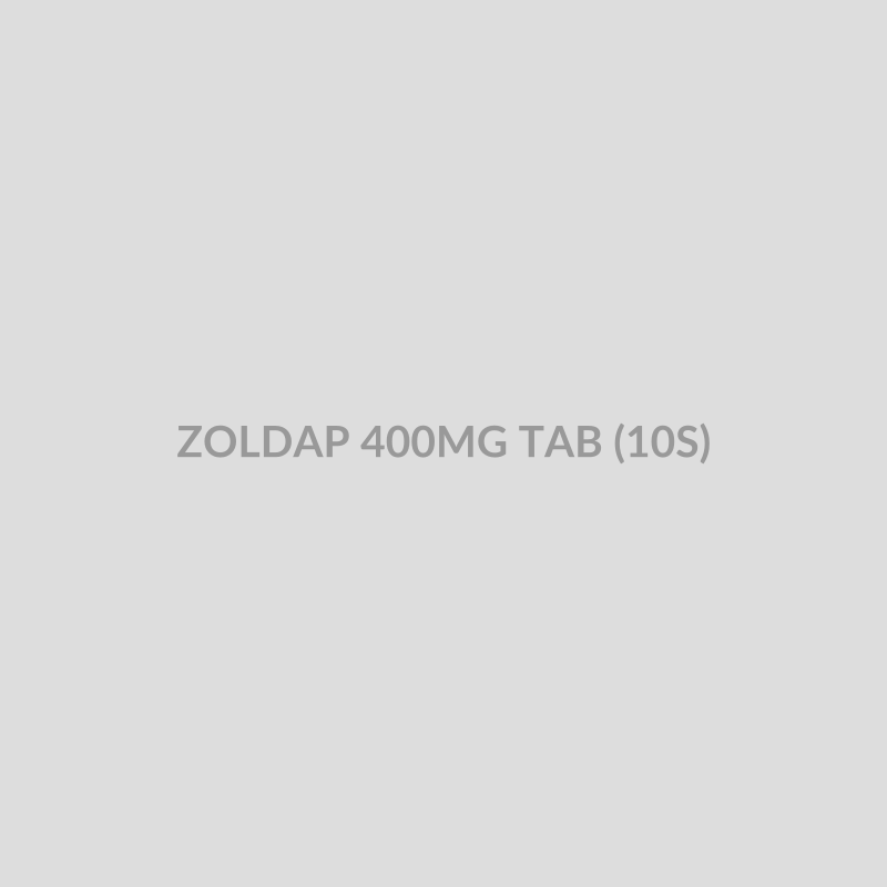 ZOLDAP 400MG TAB (10S) - Bolan Clinic Pharmacy