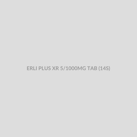 ERLI PLUS XR 5/1000MG TAB (14S) - Bolan Clinic Pharmacy