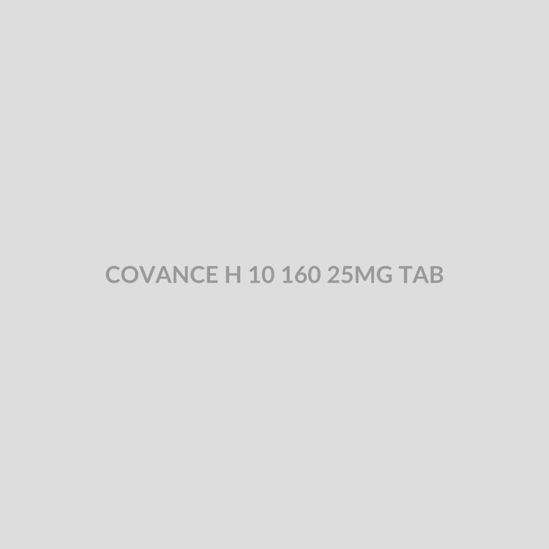 COVANCE H 10 160 25MG TAB - Bolan Clinic Pharmacy
