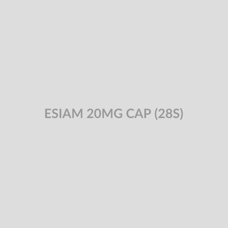 ESIAM 20MG CAP (28S) - Bolan Clinic Pharmacy