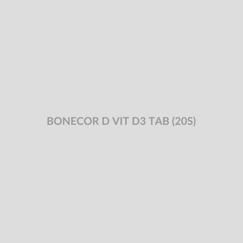 BONECOR D VIT D3 TAB (20S) - Bolan Clinic Pharmacy