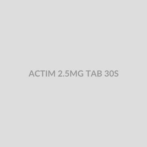 ACTIM 2.5MG TAB 30S - Bolan Clinic Pharmacy