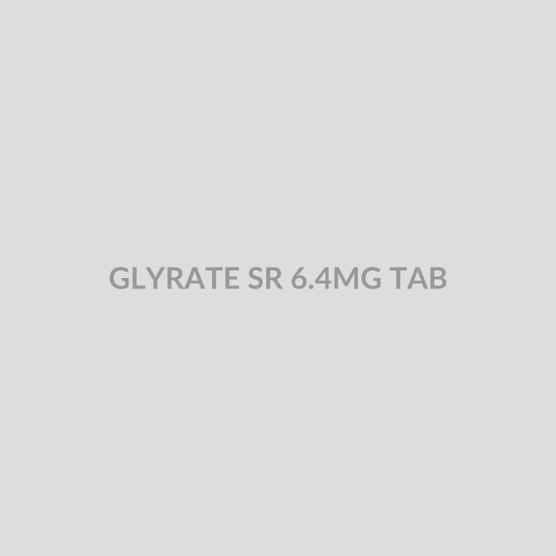 GLYRATE SR 6.4MG TAB - Bolan Clinic Pharmacy