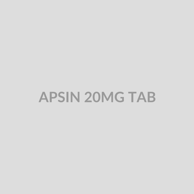 APSIN 20MG TAB - Bolan Clinic Pharmacy