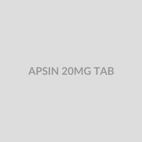 APSIN 20MG TAB - Bolan Clinic Pharmacy