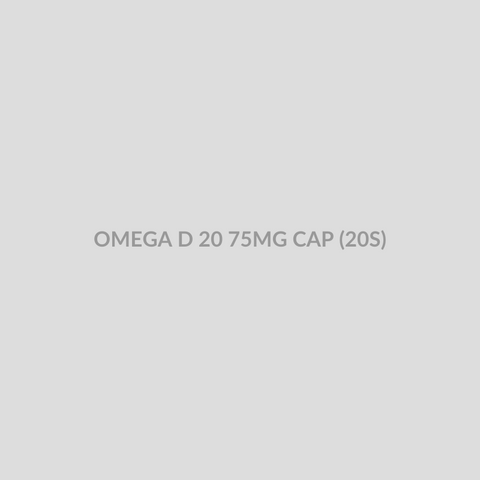 OMEGA D 20 75MG CAP (20S) - Bolan Clinic Pharmacy