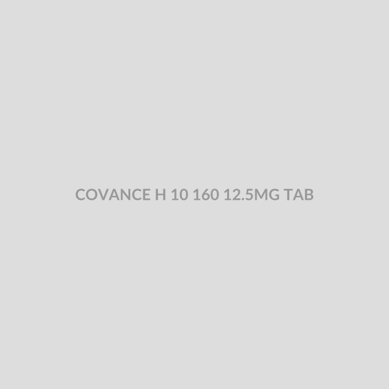 COVANCE H 10 160 12.5MG TAB - Bolan Clinic Pharmacy