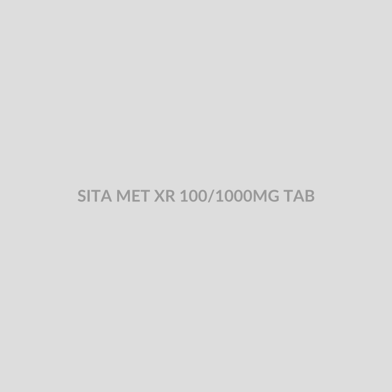 SITA MET XR 100/1000MG TAB - Bolan Clinic Pharmacy