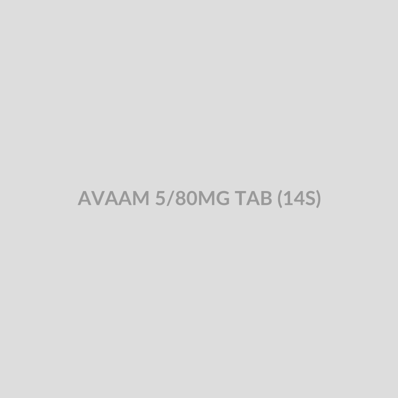 AVAAM 5/80MG TAB (14S) - Bolan Clinic Pharmacy